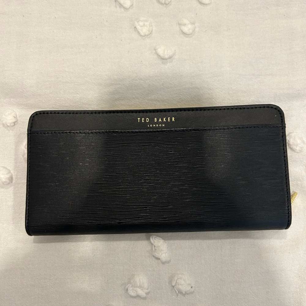 Ted Baker Black Leather Wallet
